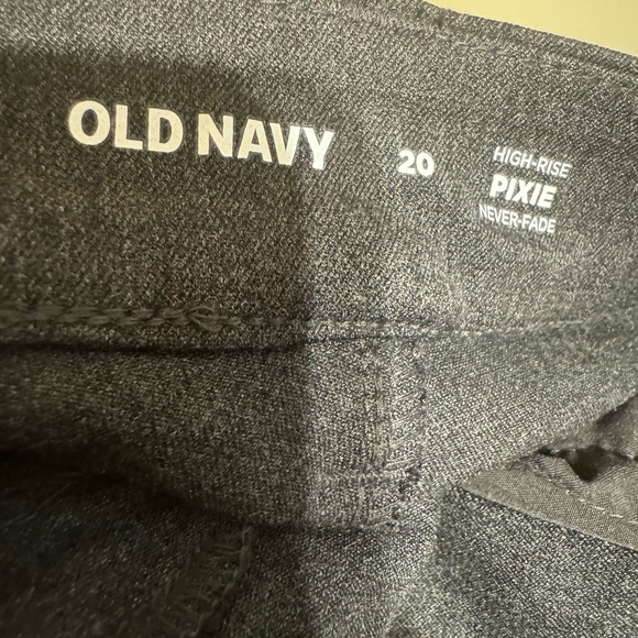 High waisted pixie pants from Old Navy.Ordered online and needed Short. - Picture 3 of 3